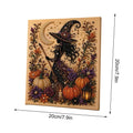 DIY Halloween Framed Diamond Art Pearl Painting Kit 7.87x7.87inch Pearl Diamond Dots Gem Art Craft Pearl Diamond Dots Painting