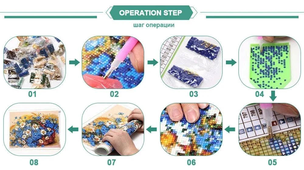 Cute Mimikyu Diamond Painting Kit 5D DIY Diamond Embroidery CrossHandmade Art Children's Gift Crafts Home Decoration