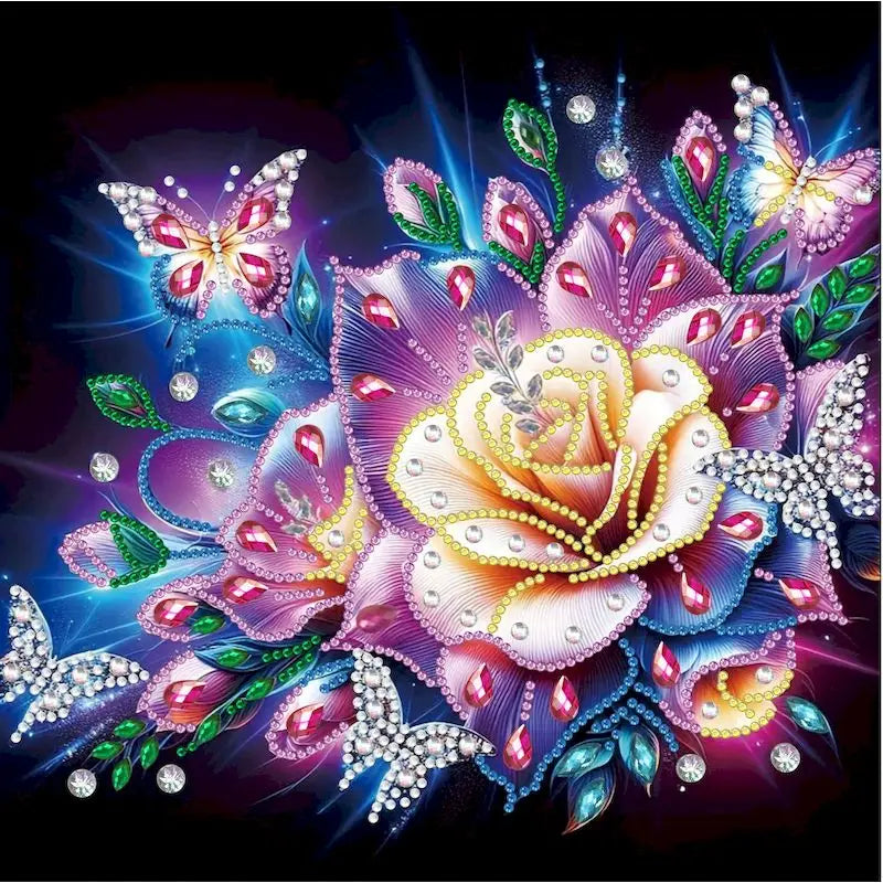 Butterfly Diamond Painting Kit for Adults - Transform Your Space with Elegance
