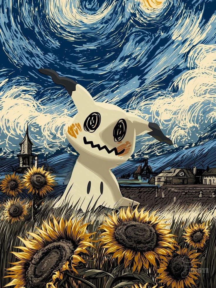 Cute Mimikyu Diamond Painting Kit 5D DIY Diamond Embroidery CrossHandmade Art Children's Gift Crafts Home Decoration