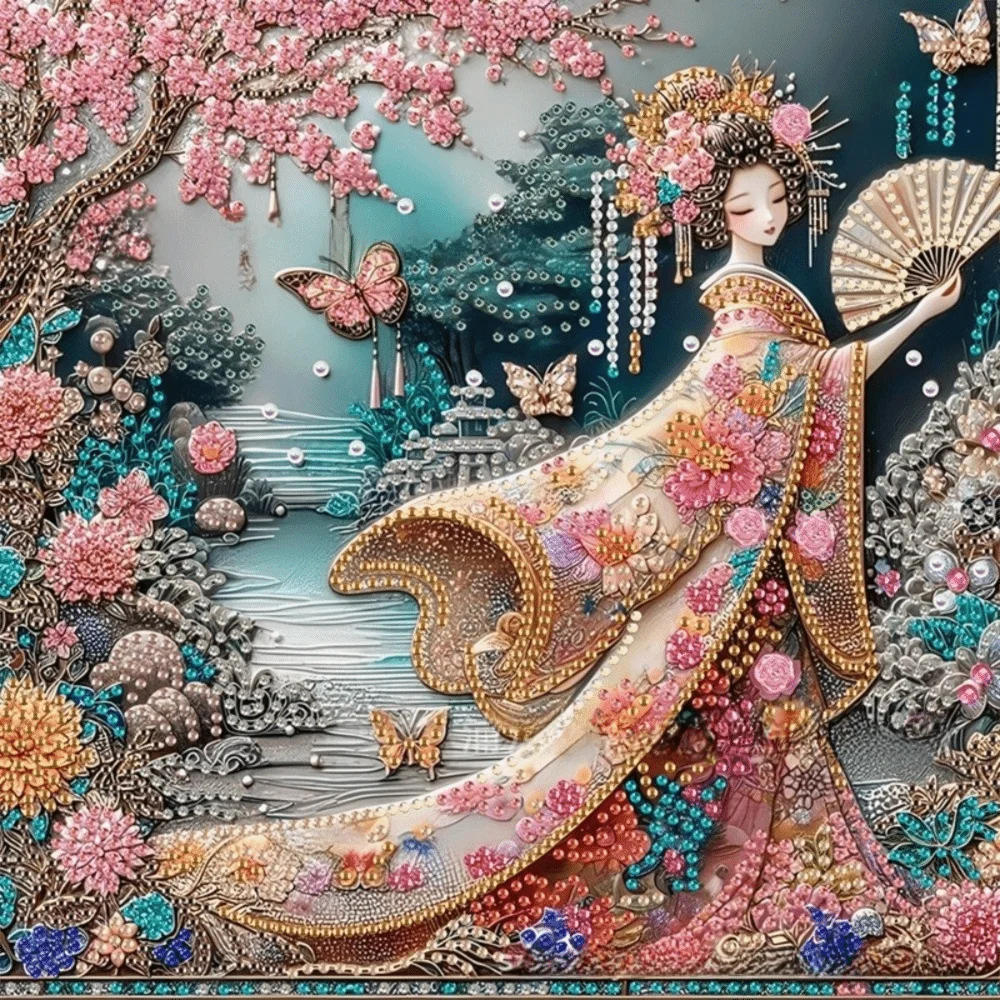 5D DIY Diamond Art Kit Special Shape Special Shaped Diamond Painting Kits 11.81 X11.81inch Partial Drill DIY Diamond Painting