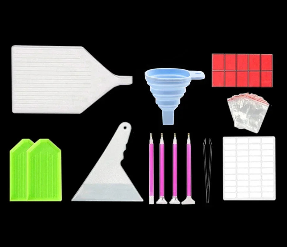 Unlock Your Creativity with the Diamond Painting Essential Tools Set