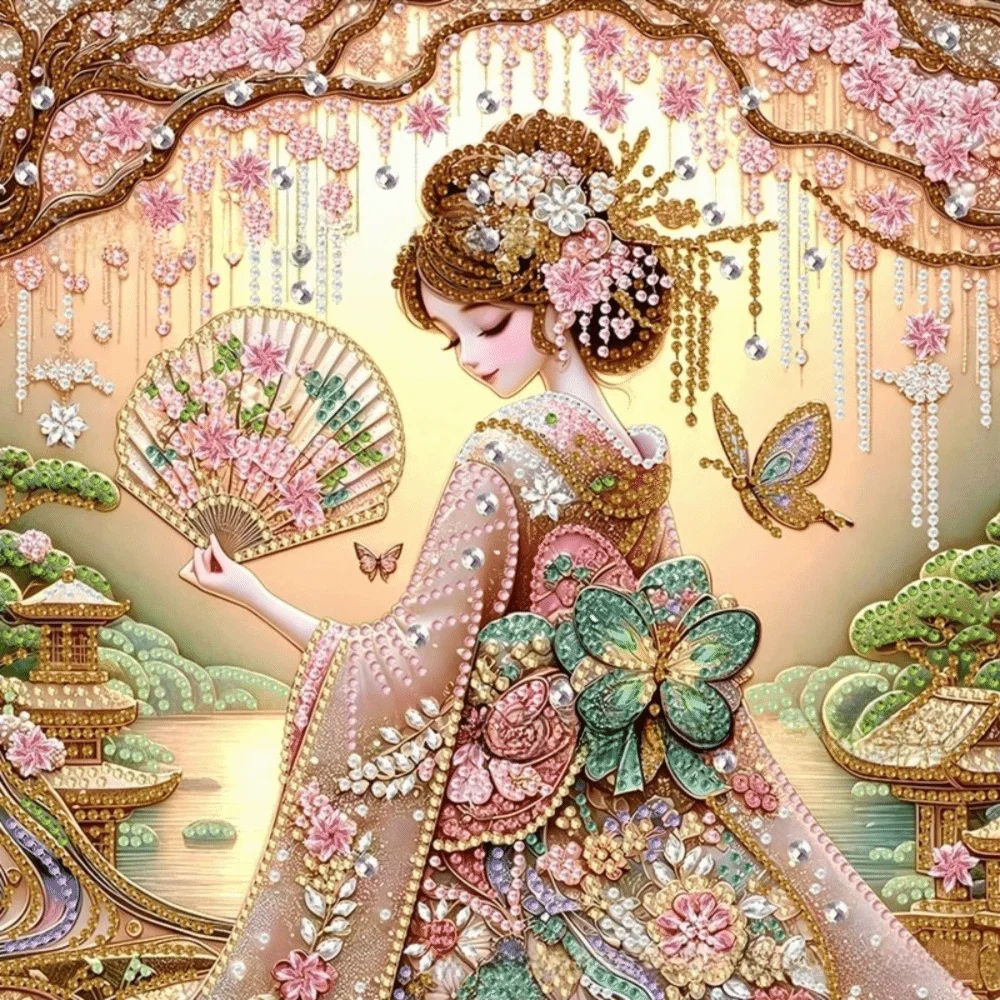 5D DIY Diamond Art Kit Special Shape Special Shaped Diamond Painting Kits 11.81 X11.81inch Partial Drill DIY Diamond Painting