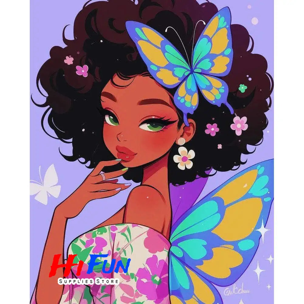Transform Your Space with Our Fairy Butterfly Diamond Painting Craft Kit
