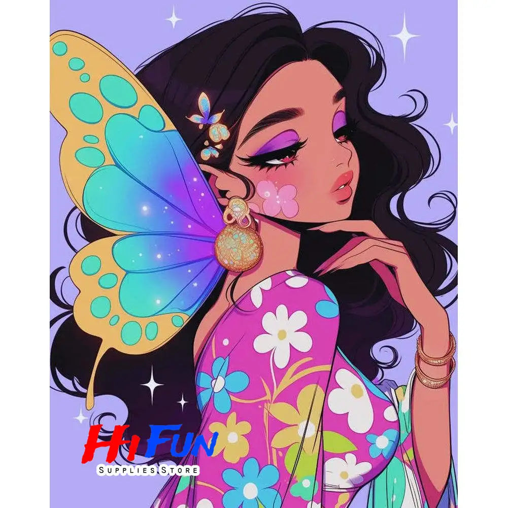 Transform Your Space with Our Fairy Butterfly Diamond Painting Craft Kit