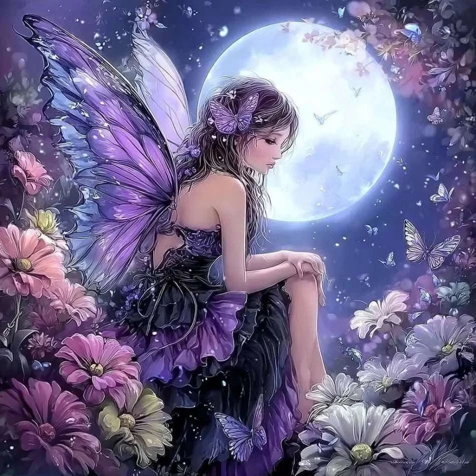 Diamond Painting Beautiful Woman Kit For Adults Artwork Landscape Full Round Crafts Gift Arts And Crafts Diamond Painting