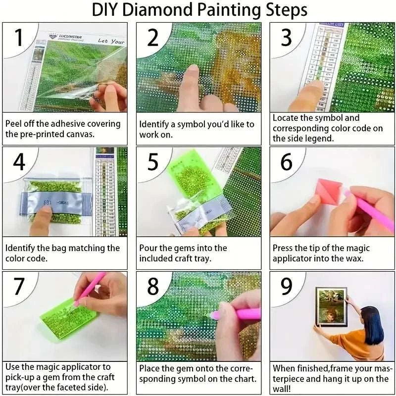 Unlock Your Creativity with Our DIY Diamond Art Painting Kits - Stunning 5D Mosaic Designs