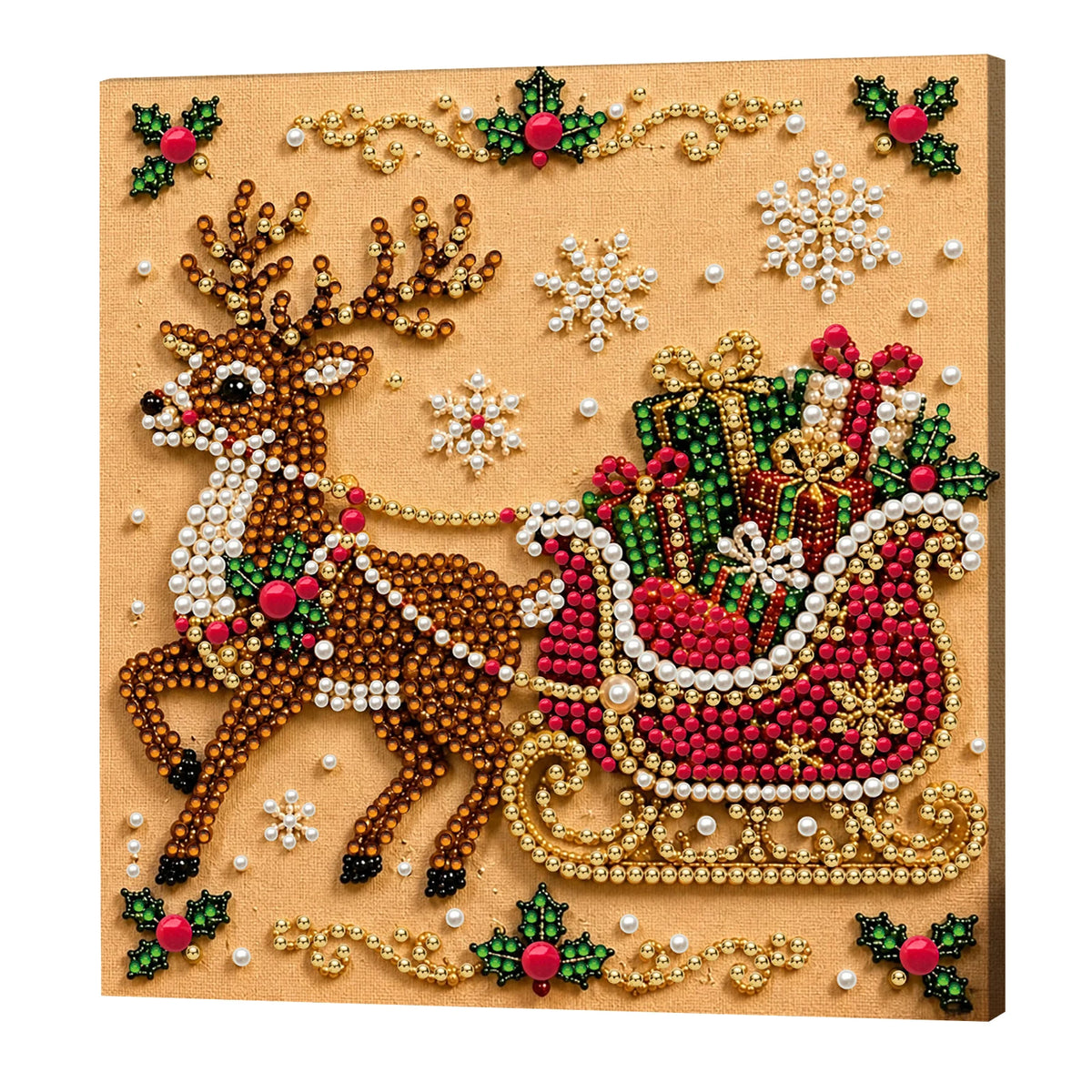 DIY Christmas Pearl Painting Kit – Elevate Your Holiday Decor with Handmade Art