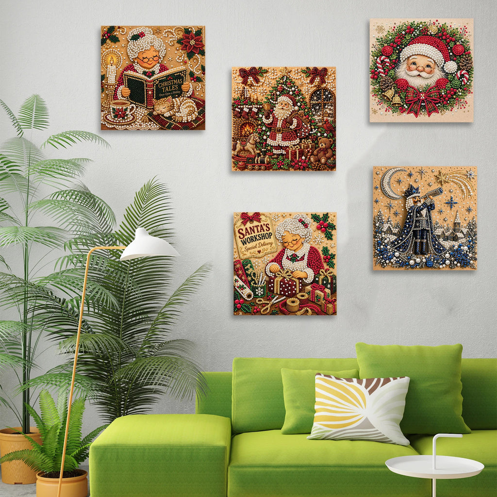 DIY Christmas Pearl Painting Kit – Elevate Your Holiday Decor with Handmade Art