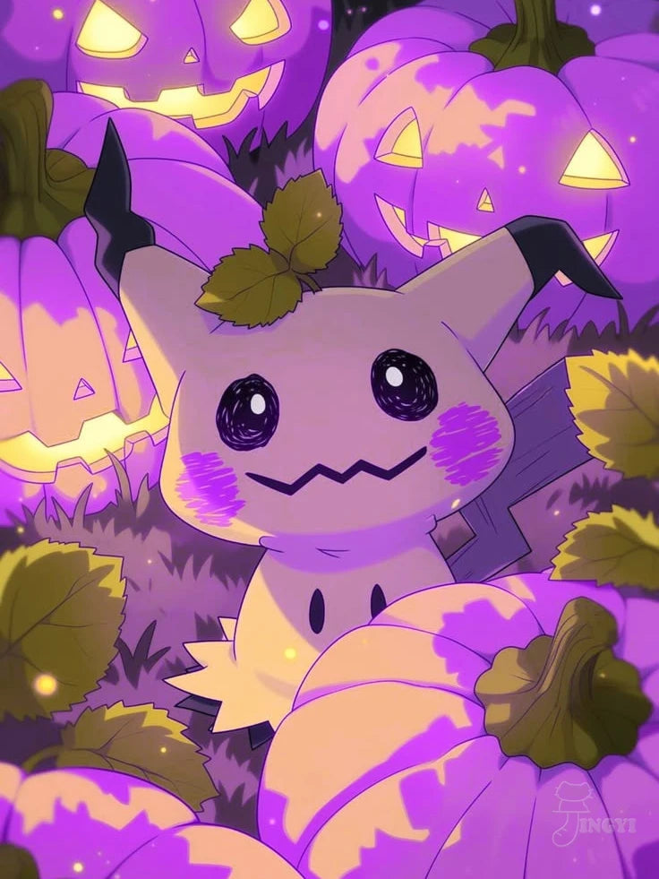 Cute Mimikyu Diamond Painting Kit 5D DIY Diamond Embroidery CrossHandmade Art Children's Gift Crafts Home Decoration