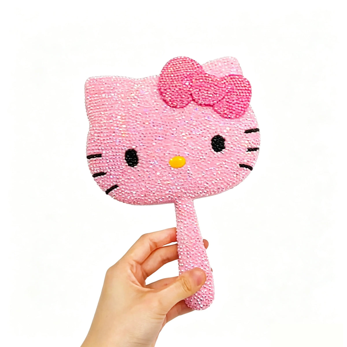 DIY Diamond Painting Kit Featuring My Melody Hello Kitty Kuromi - Cartoon Characters with Built-in Makeup Mirror for Home Decor