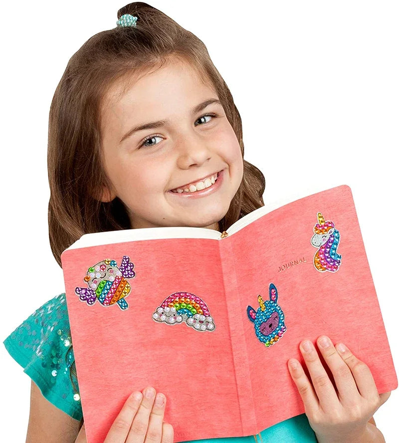 Create Your Own Sweets Diamond Kit Create Art Stickers Kids Big Gem Diamond Painting 5D Diamond Painting by Number for Kids