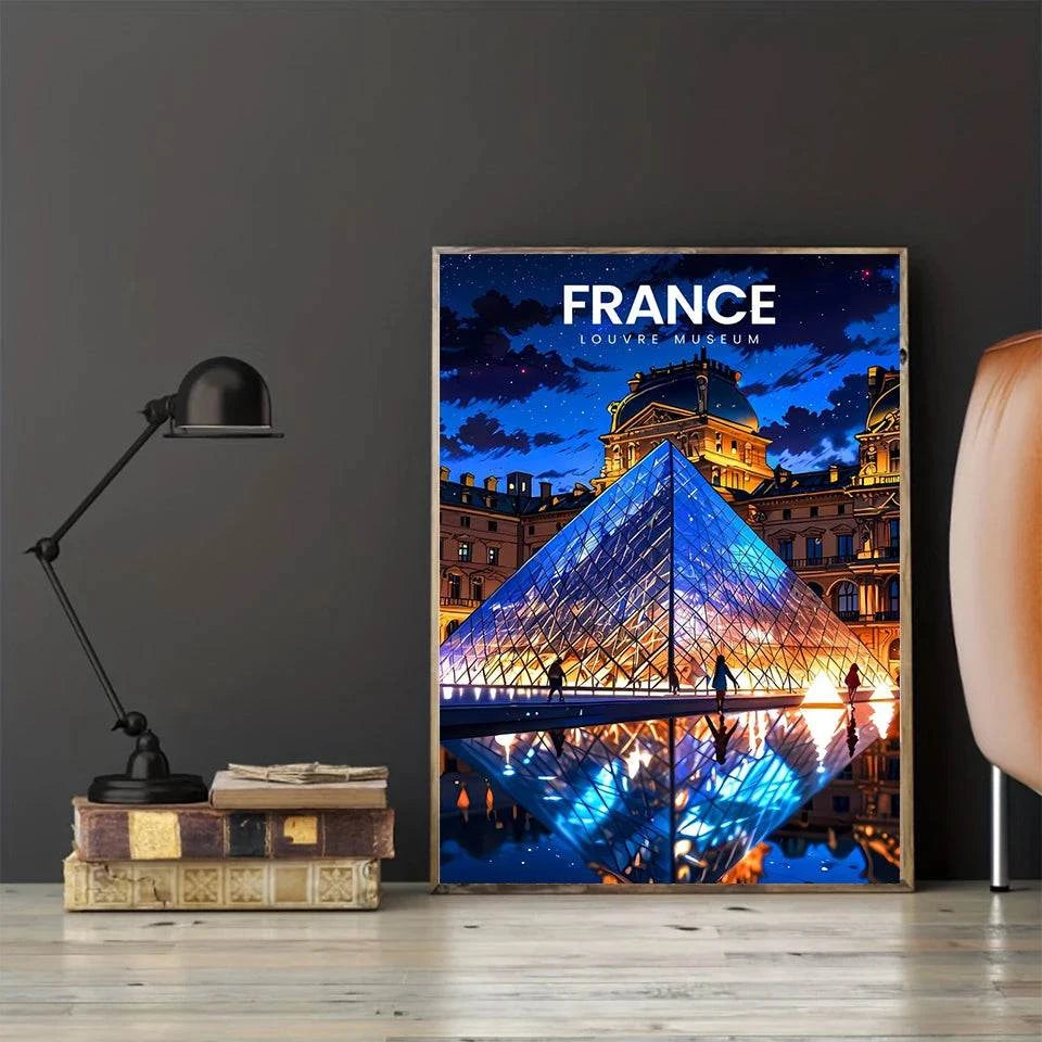 Diamond Painting Kit New York, Tokyo City Scenery Decoration DIY Full Drill World City Scenery Mosaic Cross Embroidery Set Gifts