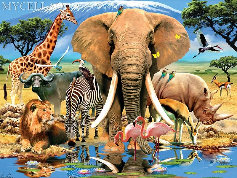 Enchanting 5D DIY Diamond Painting Otter Kit - Transform Your Home with Adorable Art