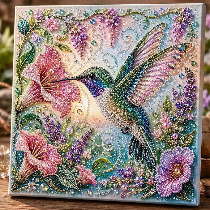 Animal Diamond Pearl Art DIY Craft Kit Pearl Art Kits for Adults 5D Diamond Painting for Beginner Handmade Home Wall Decor