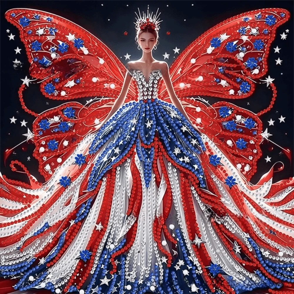 5D DIY Diamond Art Kit Special Shape Special Shaped Diamond Painting Kits 11.81 X11.81inch Partial Drill DIY Diamond Painting