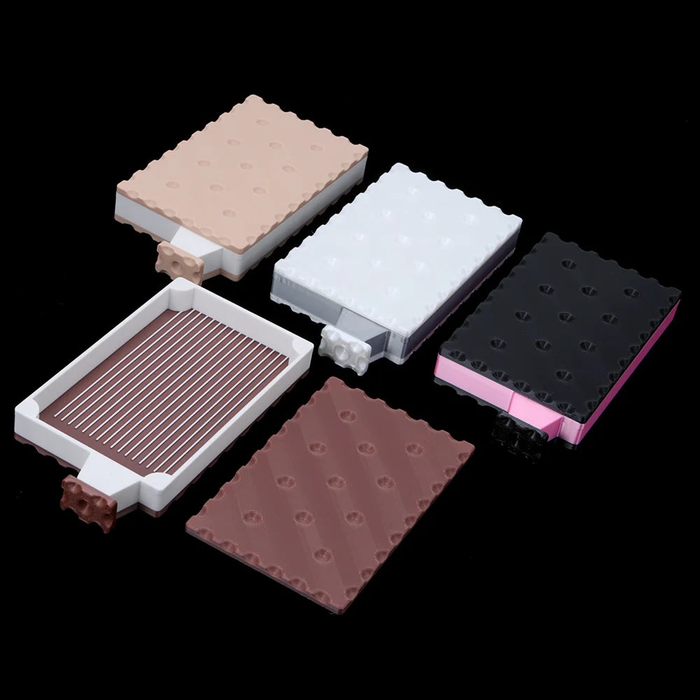 DIY Craft Diamond Painting Tray Kits Embroidery Biscuit Shape Large Diamond Painting Tray With Lid Beading Plates