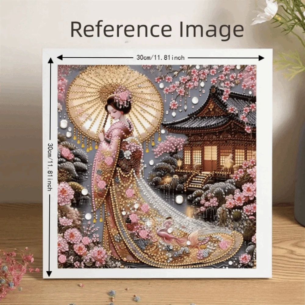 5D DIY Diamond Art Kit Special Shape Special Shaped Diamond Painting Kits 11.81 X11.81inch Partial Drill DIY Diamond Painting