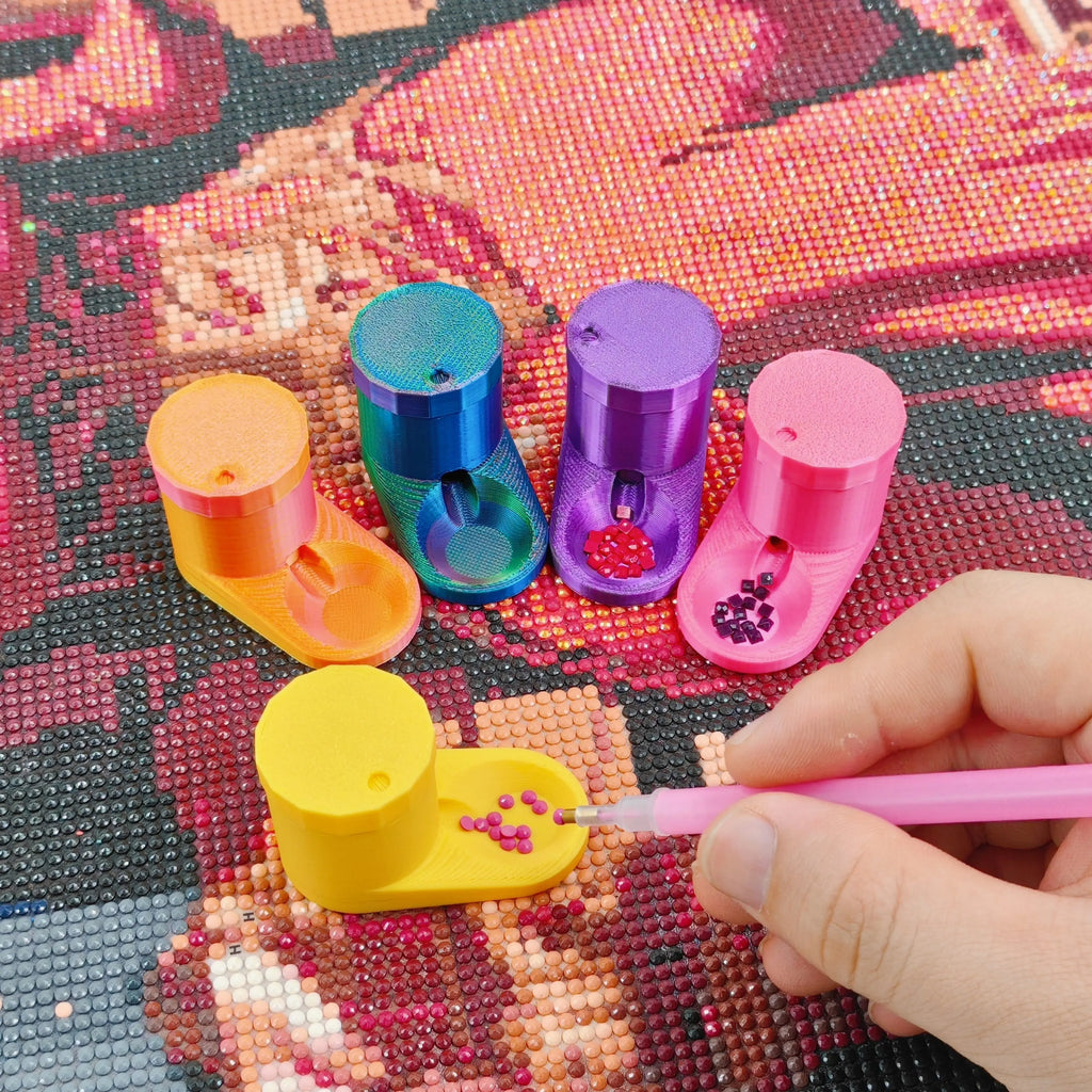 Diamond Painting Drill Shaker Tray, 3D Printed Quick Flip Diamond Drill Sorting Tool, Diamond Art Accessories for 5D DIY Craft
