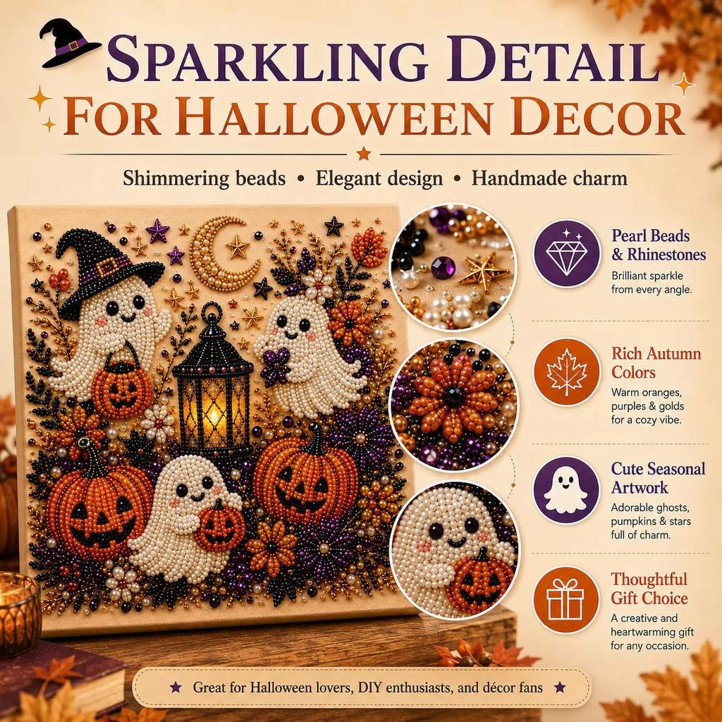 Transform Your Halloween with the DIY Halloween Pearl Painting Kit