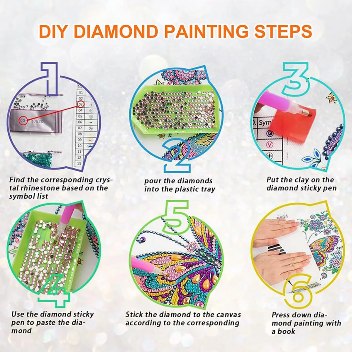Butterfly Diamond Painting Kit for Adults - Transform Your Space with Elegance
