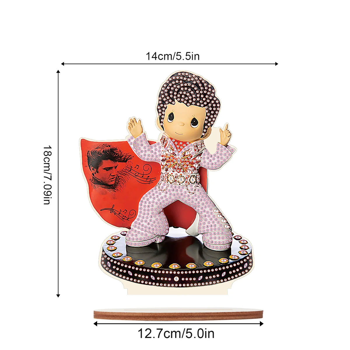 Diamond Art Painting Kit Ornament, DIY Desktop Decoration Diamond Art, Special Shape Diamond, Home Office Desktop Decoration