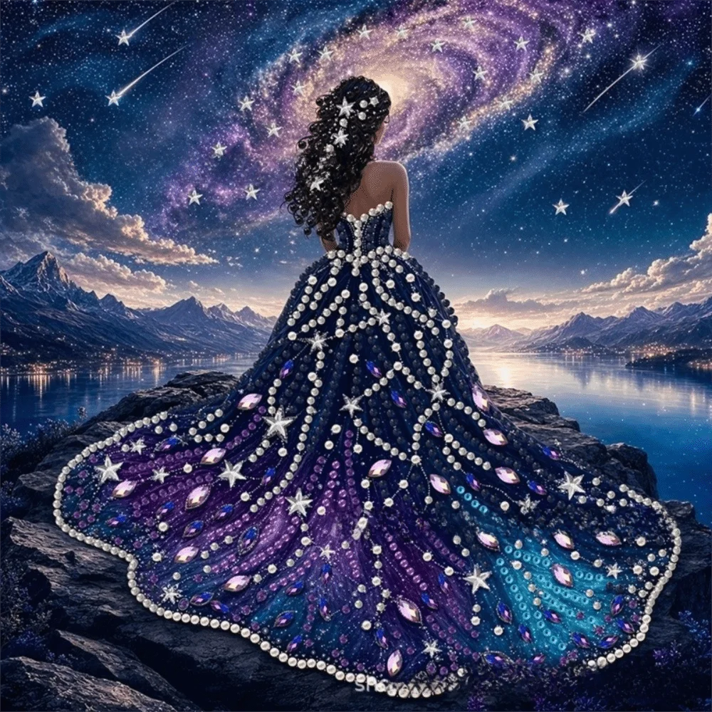 5D DIY Diamond Art Kit Special Shape Special Shaped Diamond Painting Kits 11.81 X11.81inch Partial Drill DIY Diamond Painting