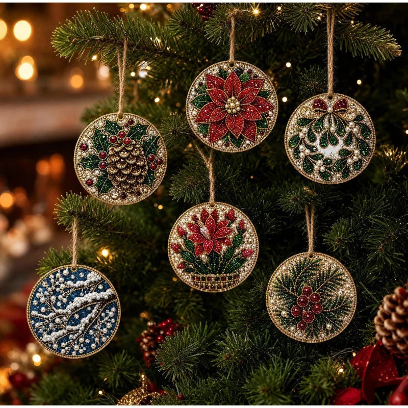 DIY Christmas Diamond Painting Kit - Create Beautiful Holiday Ornaments
