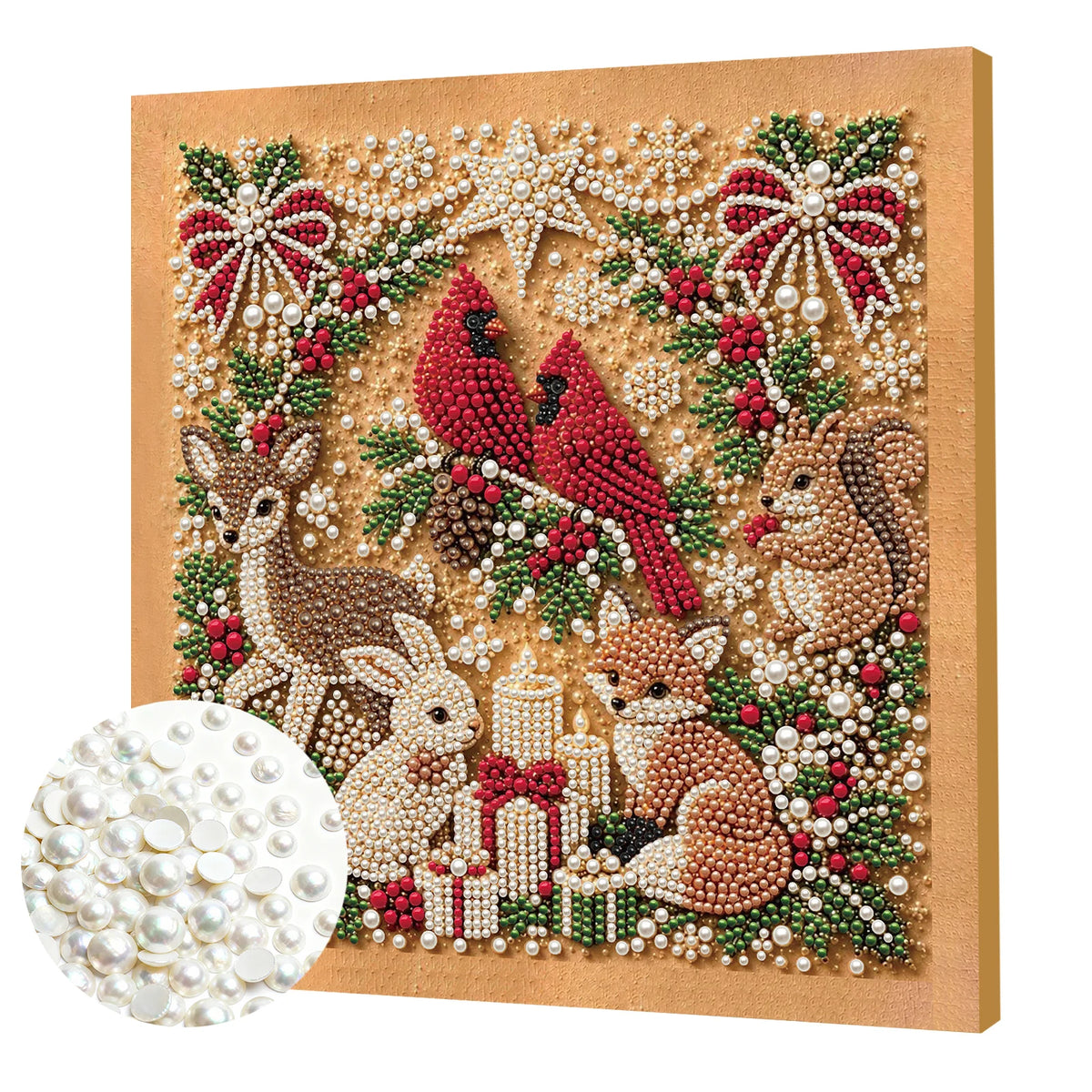 Christmas Pearl Diamond Painting Kit: Create Stunning Art with Ease