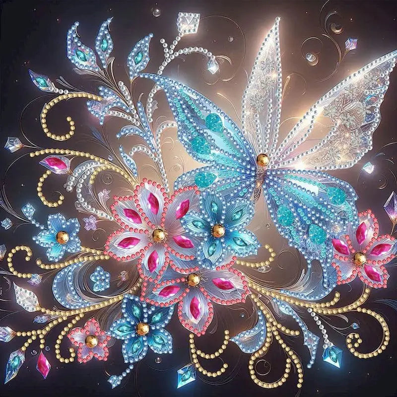 Butterfly Diamond Painting Kit for Adults - Transform Your Space with Elegance