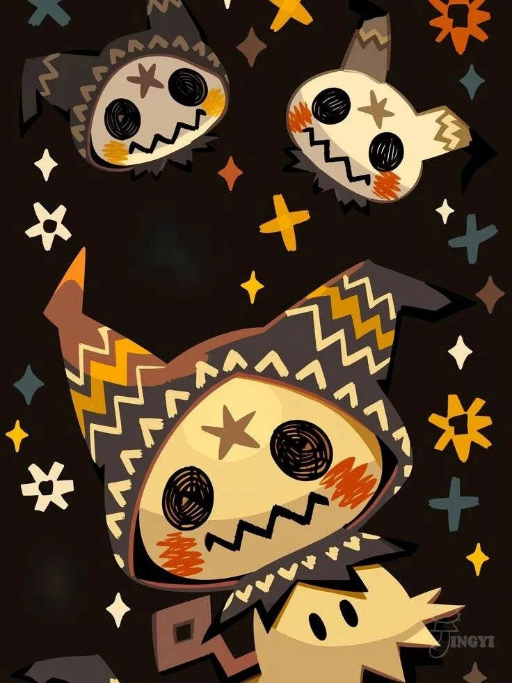 Cute Mimikyu Diamond Painting Kit 5D DIY Diamond Embroidery CrossHandmade Art Children's Gift Crafts Home Decoration