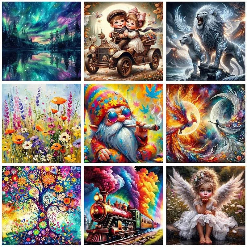 Unlock Your Creativity with Our DIY Diamond Art Painting Kits - Stunning 5D Mosaic Designs