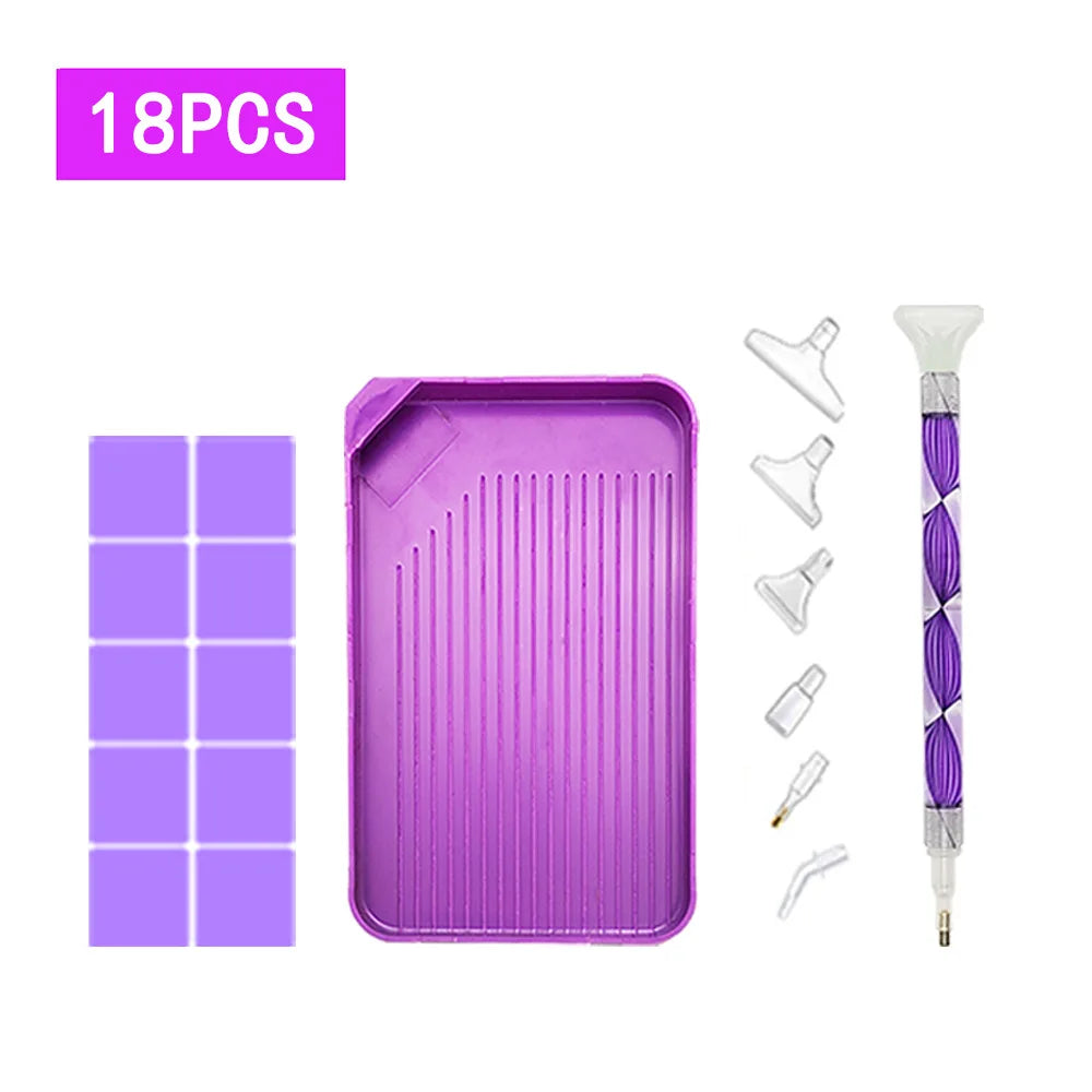 Elevate Your Creations with Our DIY Diamond Painting Tool Set