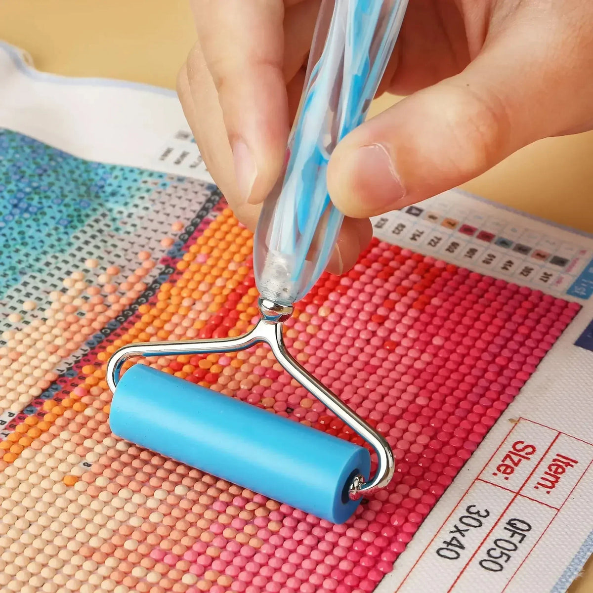 New diamond painting tool, drum roller, accessory tray, mosaic, diamond painting, embroidery accessory kit, 1 piece