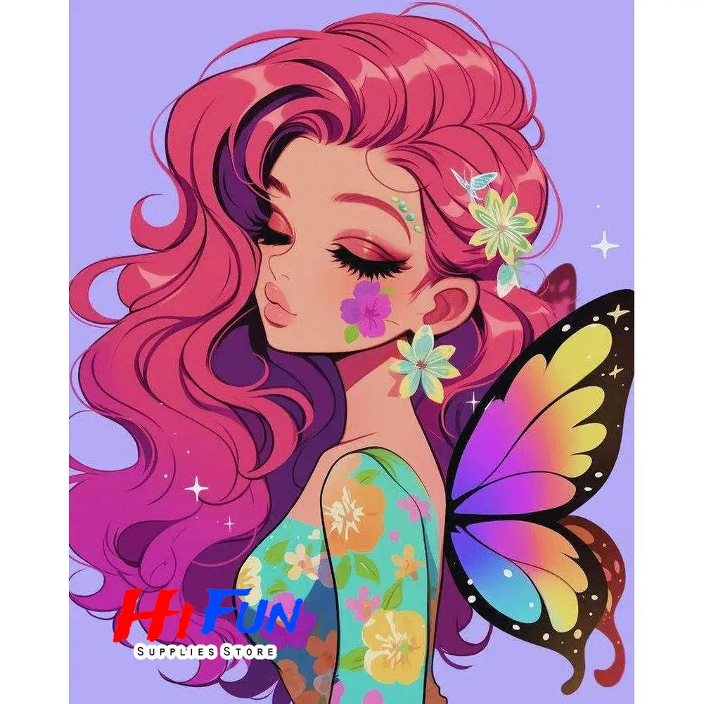 Transform Your Space with Our Fairy Butterfly Diamond Painting Craft Kit