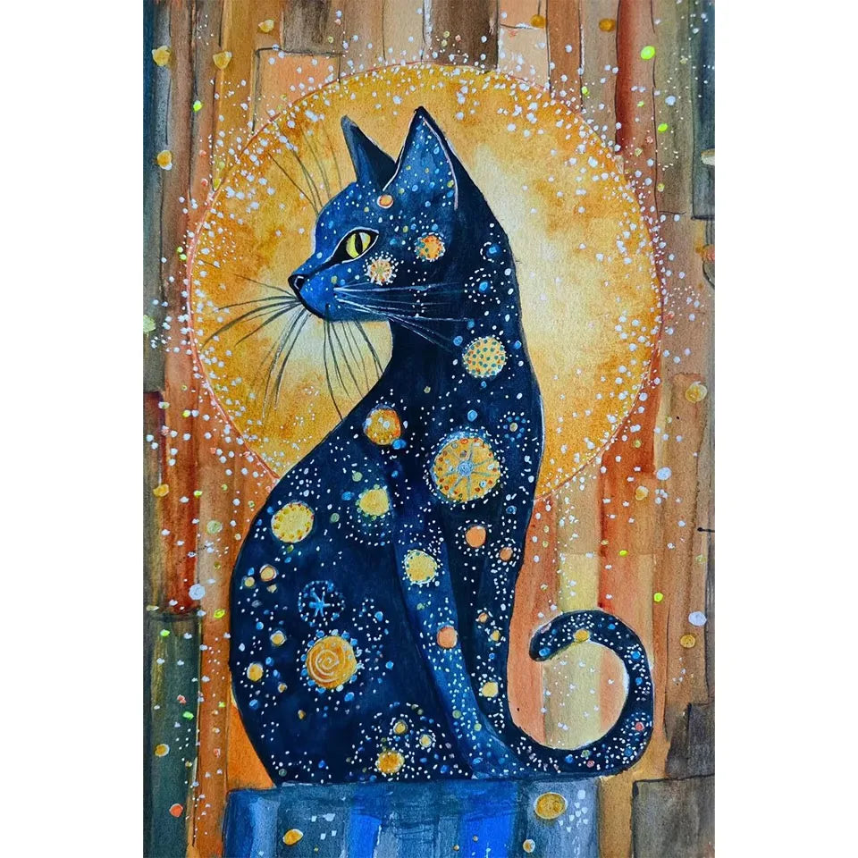 Diamond Painting Kit Animals Cat Full Diamond Mosaic Artwork Creative Handmade Home Decor Exquisite Gift