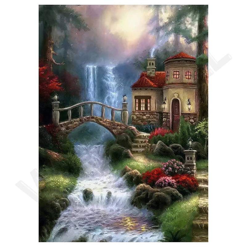 5D Diy Diamond Paintings Kits New 2025 Accessories 30x40 cm Wall Art Diamond Art Painting Kits Embroidery Full Crystal Mosaic