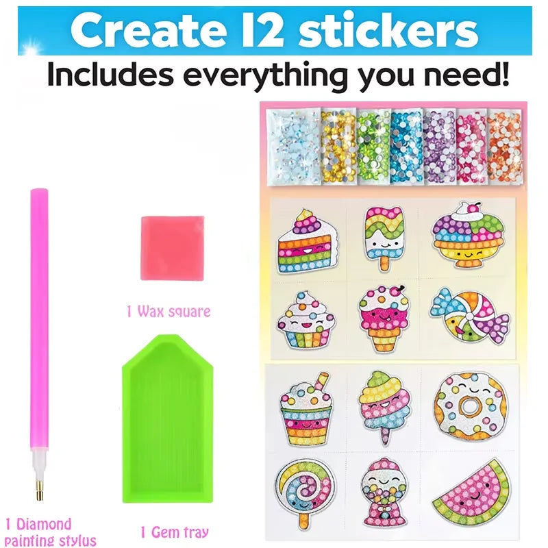 Create Your Own Sweets Diamond Painting Kits for Kids – Fun & Artistic 5D Craft Experience