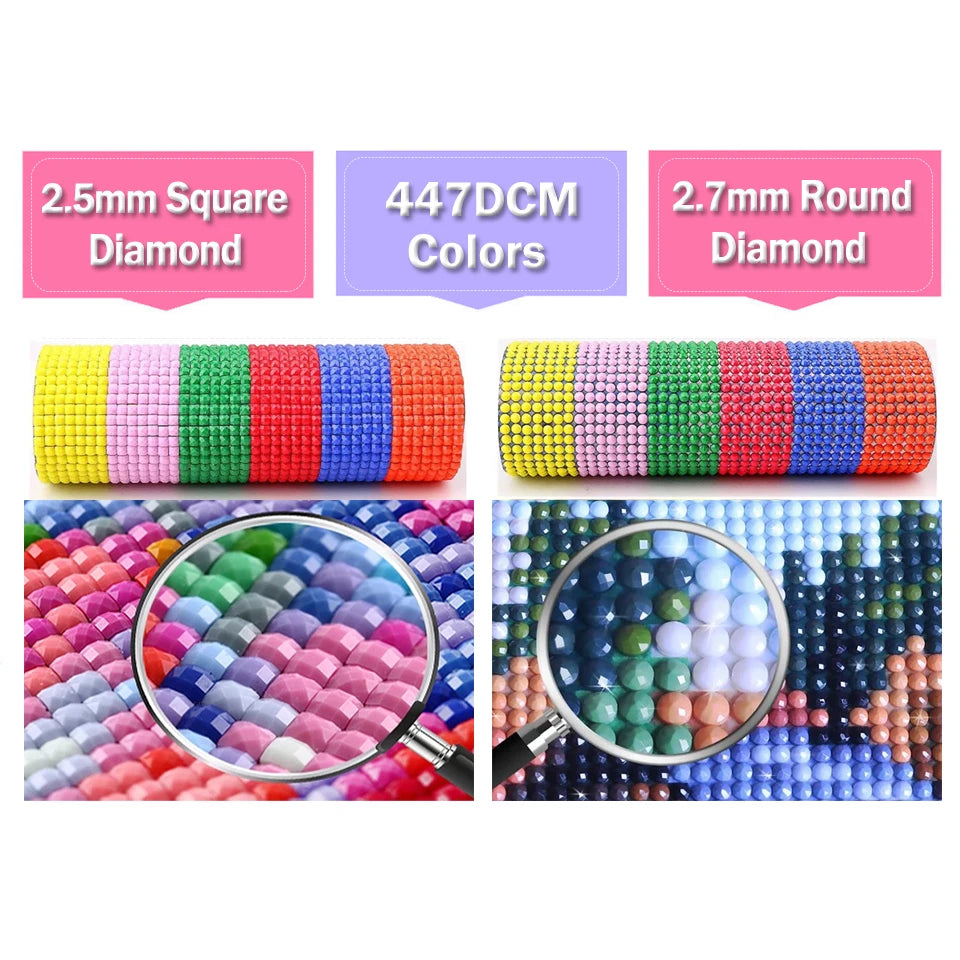 DIY Diamond Painting New 2025 Cute Little Girl and Pet Dog Full Diamond Mosaic Embroidery Art Stitch Home Decoration Craft Kit