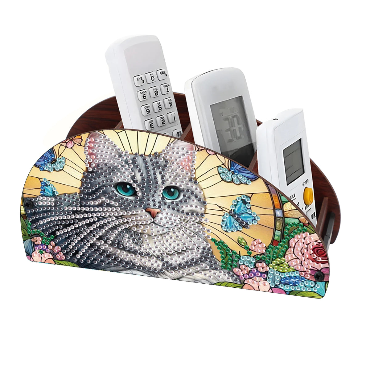 Diamond Painting Kit Organizer Box-Animals and Flowers Pattern DIY Special Shape Diamond Painting Home Decoration Storage Box