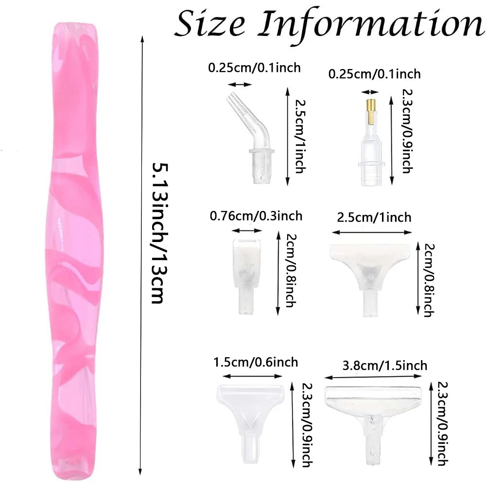 Diamond Painting Pen - Multi-Functional Tool for Crystal Art, Nail Art & Cross Stitch