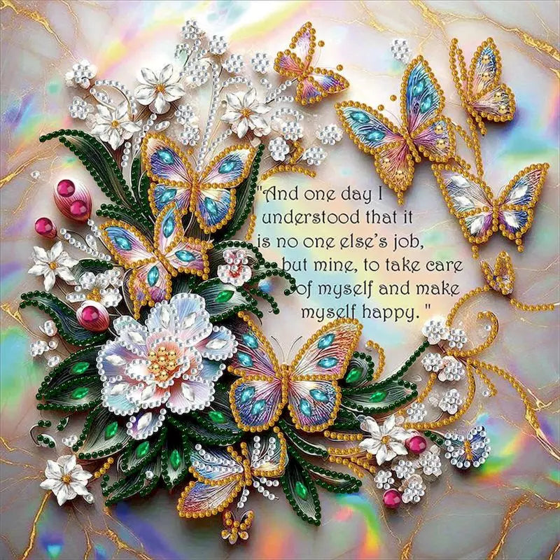 Butterfly Diamond Painting Kit for Adults - Transform Your Space with Elegance