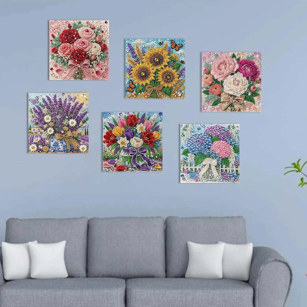 DIY Pearl Diamond Painting Kit: Floral Art for Creative Relaxation