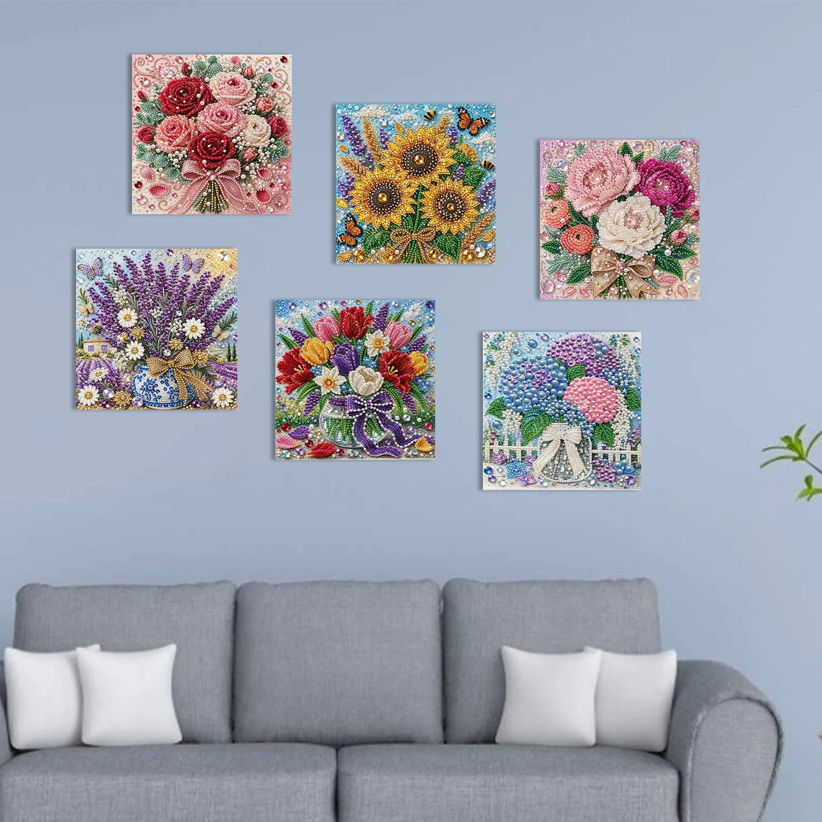 DIY Pearl Diamond Painting Kit: Floral Art for Creative Relaxation