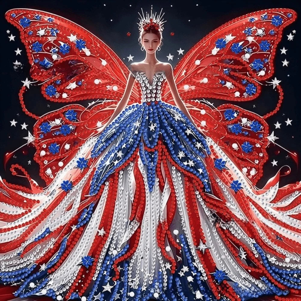 5D DIY Diamond Art Kit Special Shape Special Shaped Diamond Painting Kits 11.81 X11.81inch Partial Drill DIY Diamond Painting