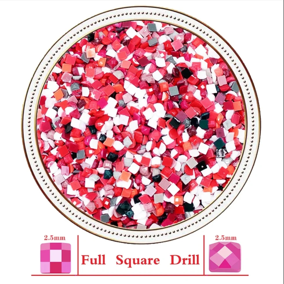 Diy Diamond Painting Kits Funny Dog Square Diamond Embroidery Animal Cross Stitch Crystal Diamond Art Home Decor ﻿