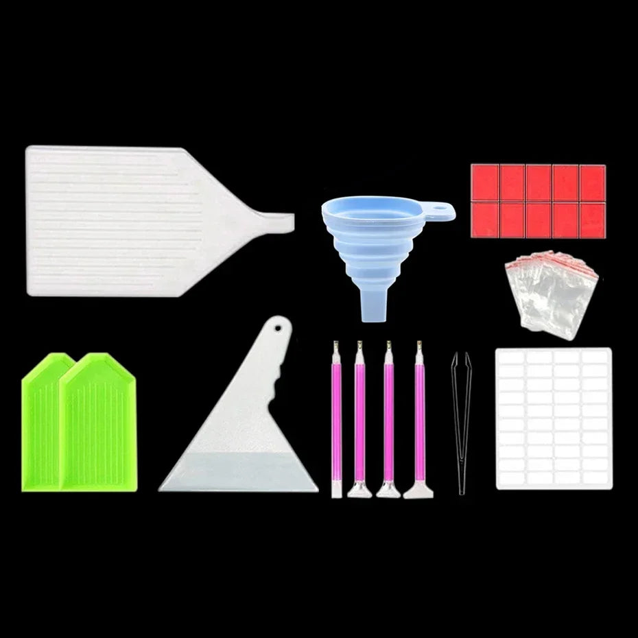 Unlock Your Creativity with the Diamond Painting Essential Tools Set