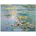 5D DIY Diamond Painting Kit Monet Water Lilies Pond Famous Impressionism Art Full Drill Diamond Mosaic Home Wall Decor Gift