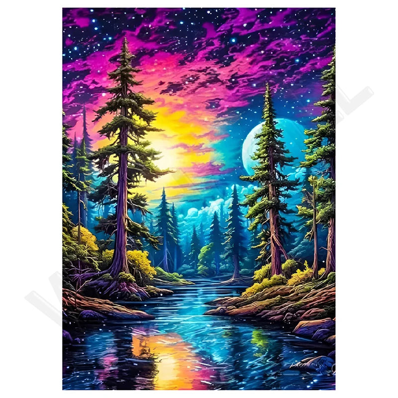 5D Diy Diamond Paintings Kits New 2025 Accessories 30x40 cm Wall Art Diamond Art Painting Kits Embroidery Full Crystal Mosaic