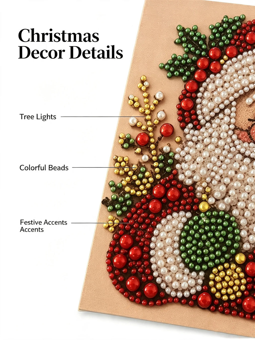 Transform Your Home with the DIY Christmas Pearl Painting Kit